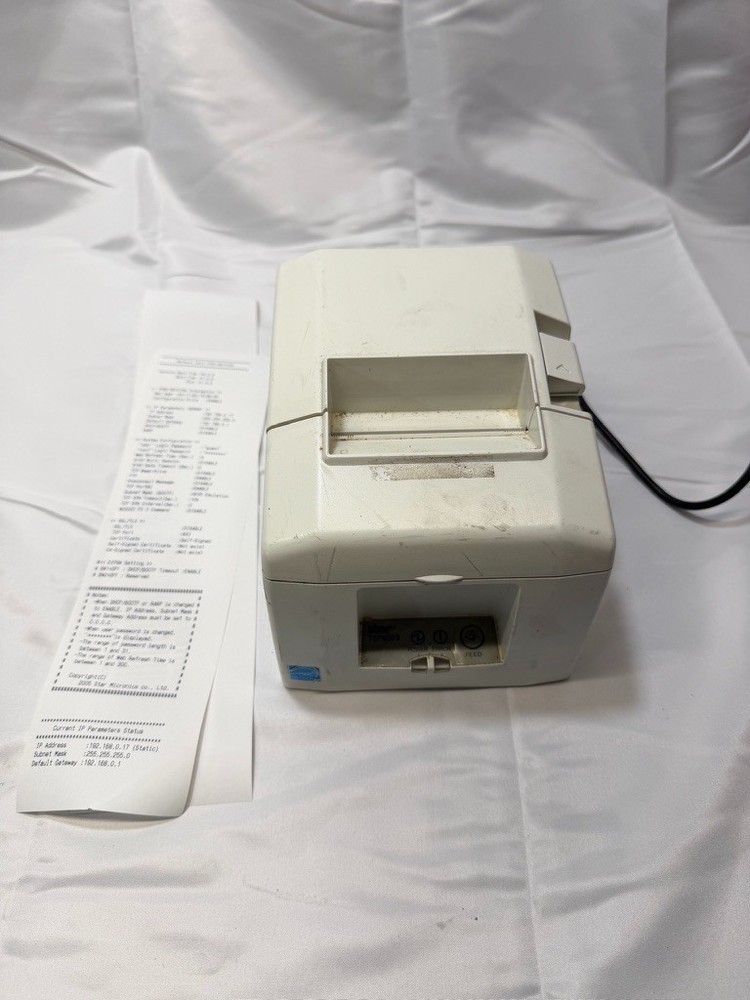 Star Micronics TSP650 POS 24V Thermal Receipt Printer Ethernet Interface
