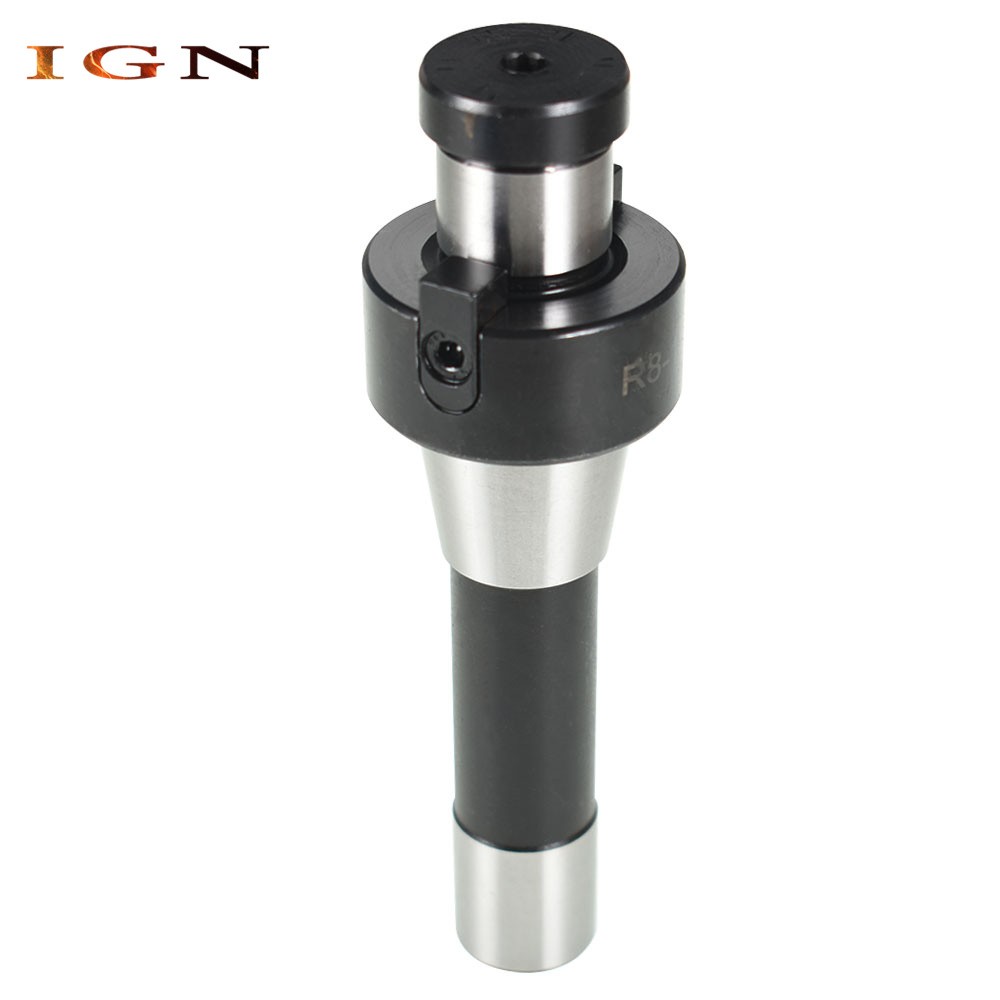 1In R8 Shank Shell Milling Arbor Adapter Holder Hardened For Machine