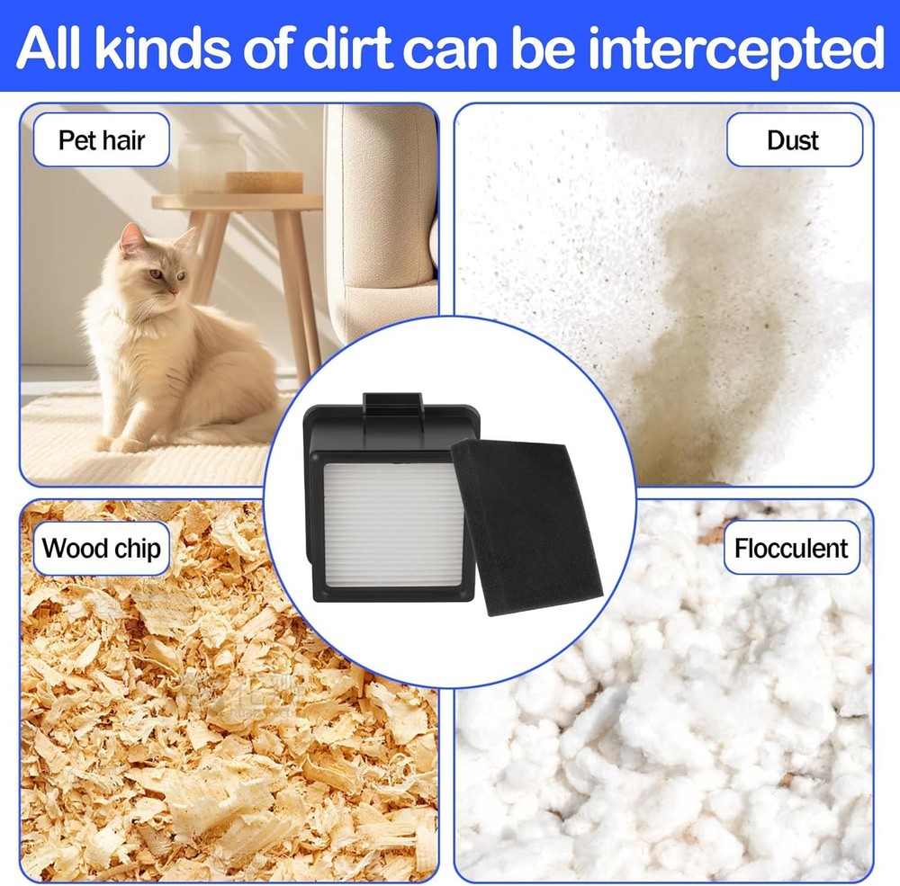 F43 Hepa Filter Foam Filter Replacement for Dirt Devil Easy Lite Cyclonic Quick