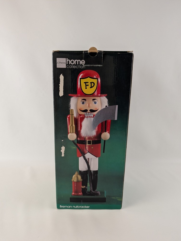 JCPenney Home Collection 14” Fireman Nutcracker 2004