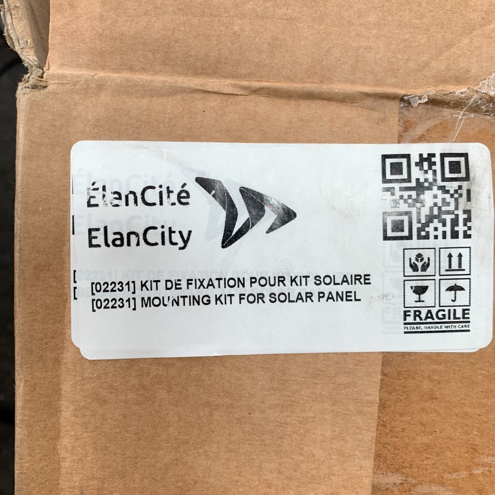 ElanCity 02231 Mounting Kit For Solar Panel 25-65 Degree Angle