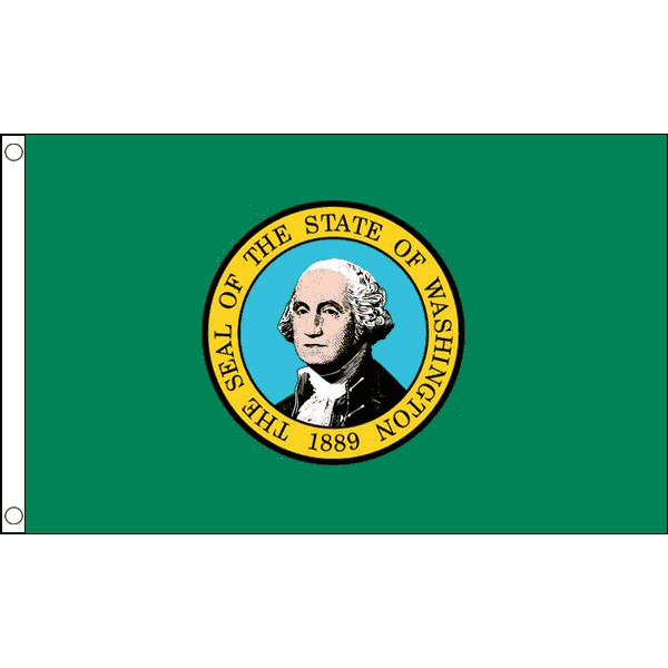Washington USA State Flag Table Hand Flags Bunting Party Scrunchie Displays