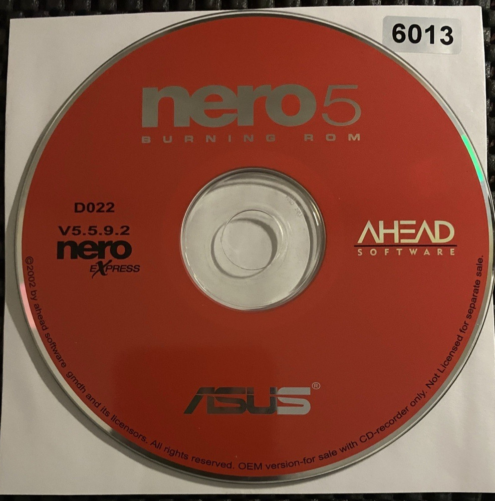 VINTAGE SOFTWARE | NERO 5 BURNING ROM