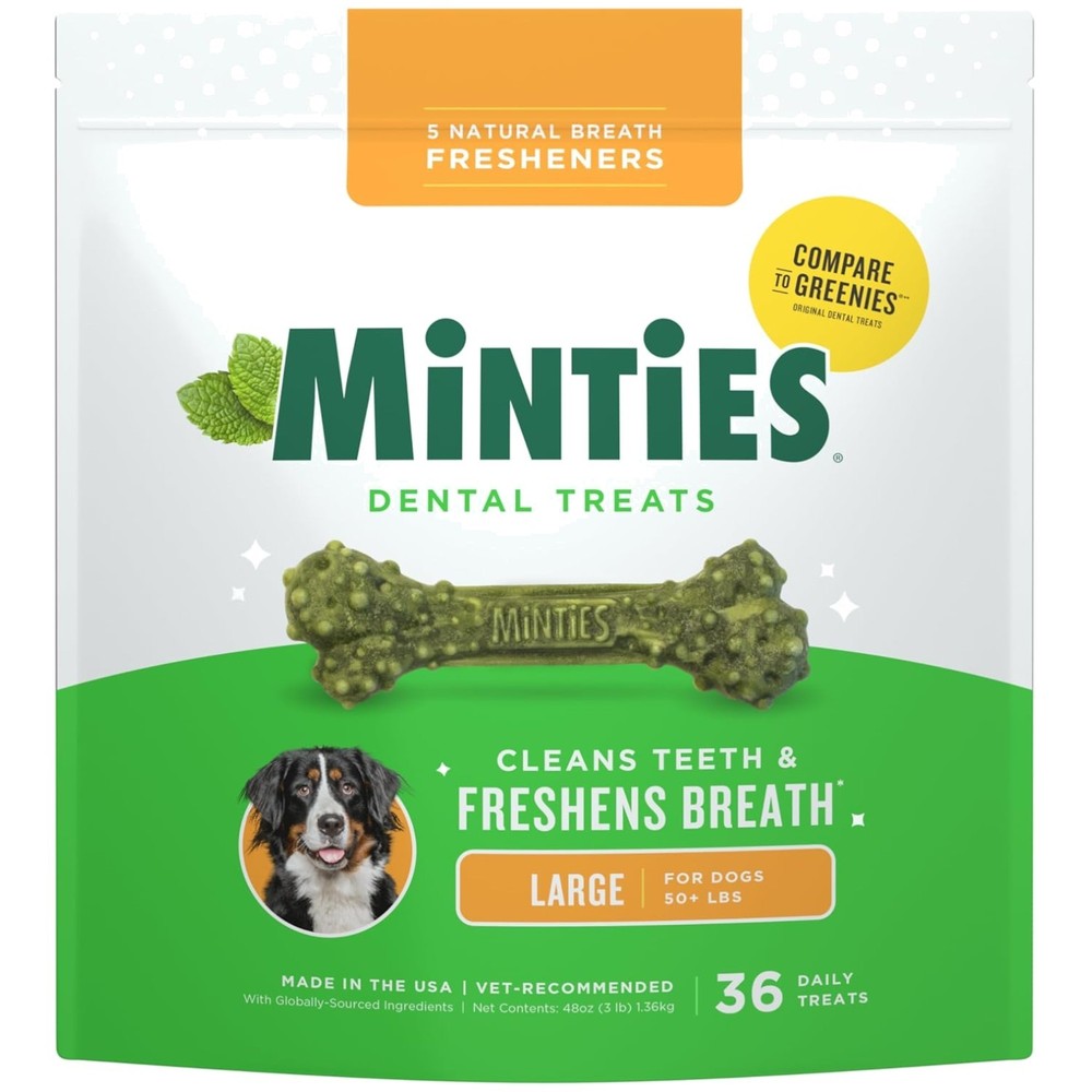 Dental Bones for Dogs, 36 Count, Mint Flavor