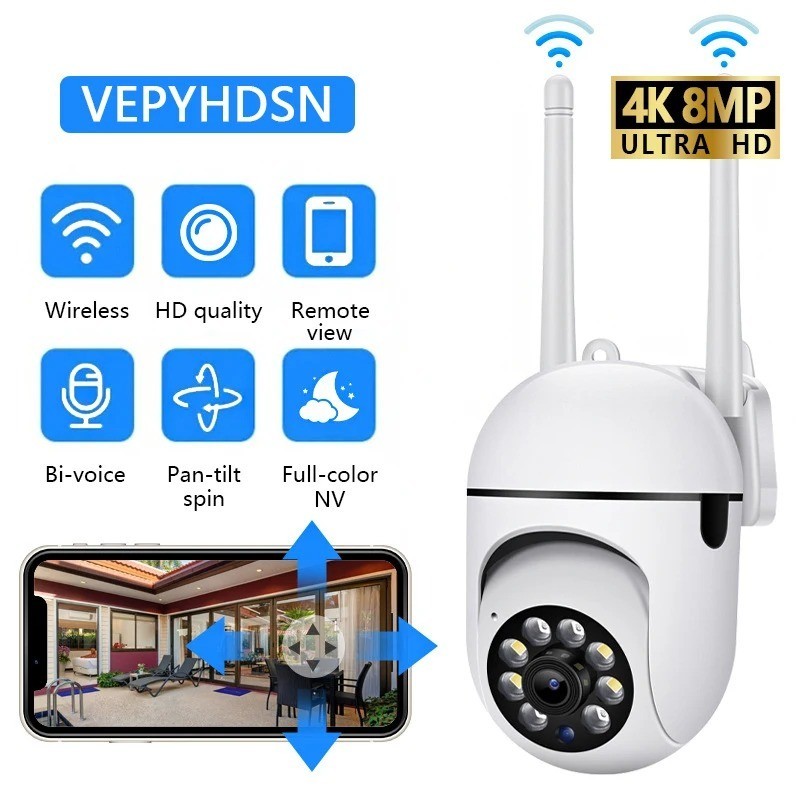 1-4Pack Wireless 5G WiFi Security Camera System Smart Outdoor Night Vision 1080P
