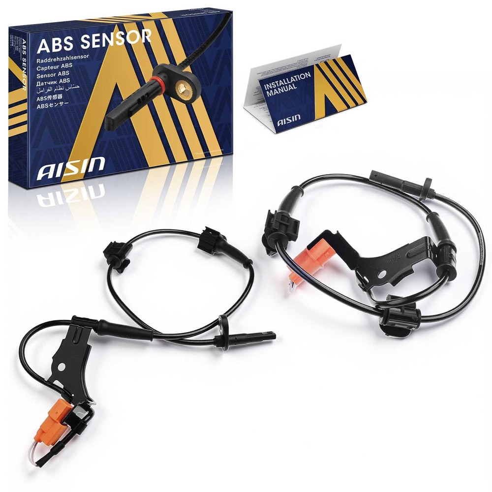 AISIN Qty(2) Front ABS Wheel Speed Sensor for Honda Element 2003-2011 L4 2.4L