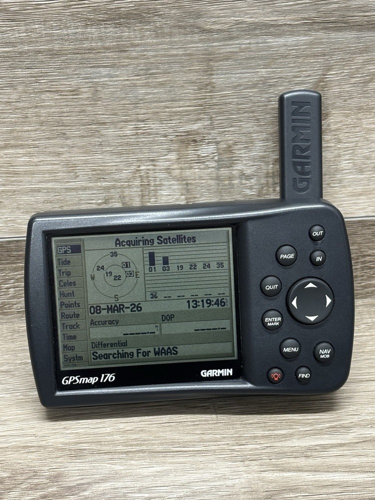 Garmin GPSMAP 176 ChartPlotter GPS W Car Adapter