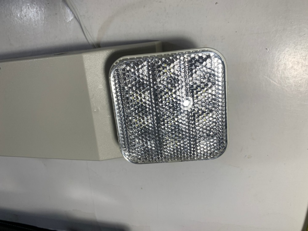 LED Emergency Exit Light Battery Backup & Adjustable Two Heads, UL 924-Listed