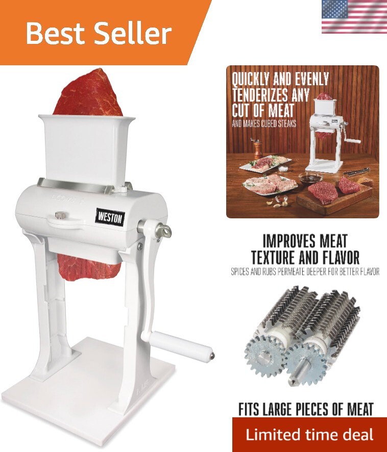 Meat Tenderizer Tool & Heavy Duty Cuber, Quick and Easy Manual Operation For ...