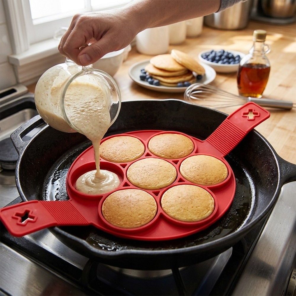 Multi Shape Silicone Egg Molds Creative Kitchen Cooking Baking Tools for Frying