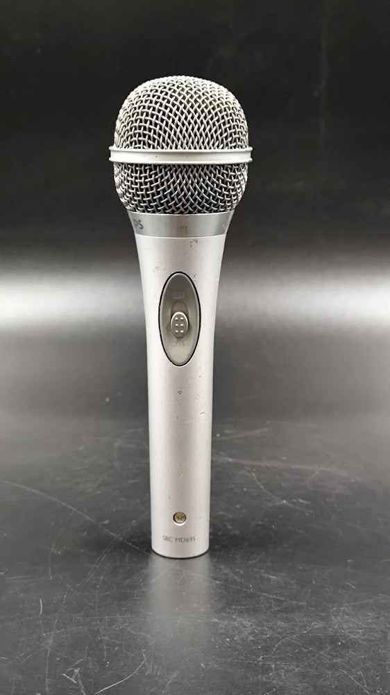 Philips SBC MD695 Microphone Used Working Silver