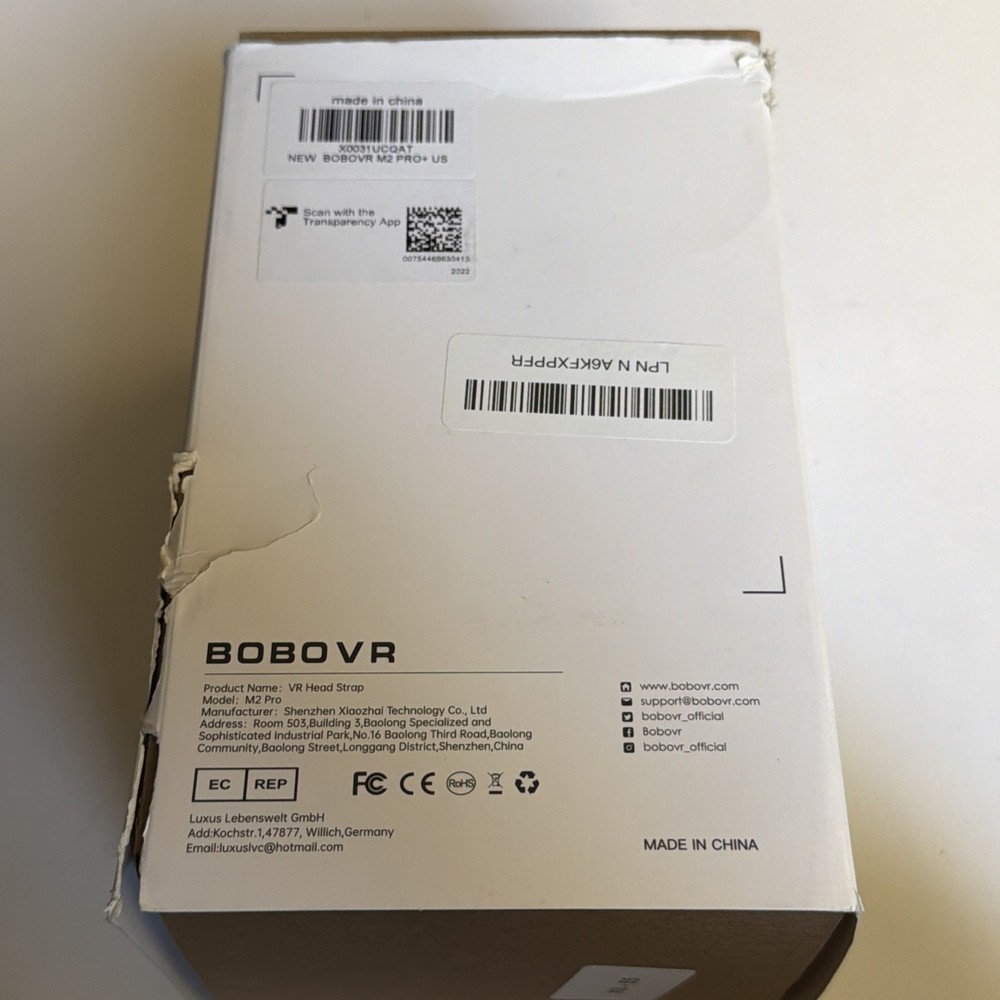 BOBOVR M2 Pro+ Head Strap Battery Pack for Meta Quest 2 VR Open Box