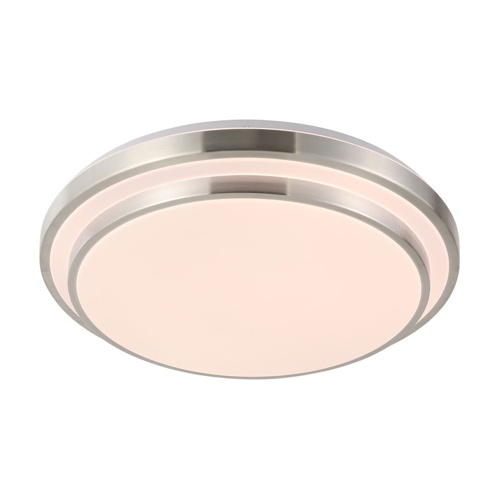 Modern LED Ceiling Light Flush Mount Dimmable Chandelier Lamp w/ Remote Control