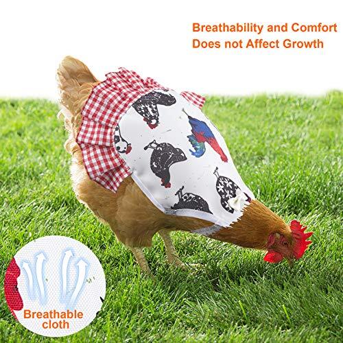 Standard Chicken Saddle Hen Apron with Elastic Straps