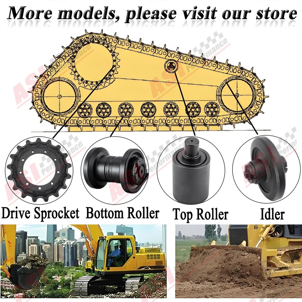 2PCS Track Roller Bottom Roller Undercarriage For VOLVO EC35 Mini Excavator