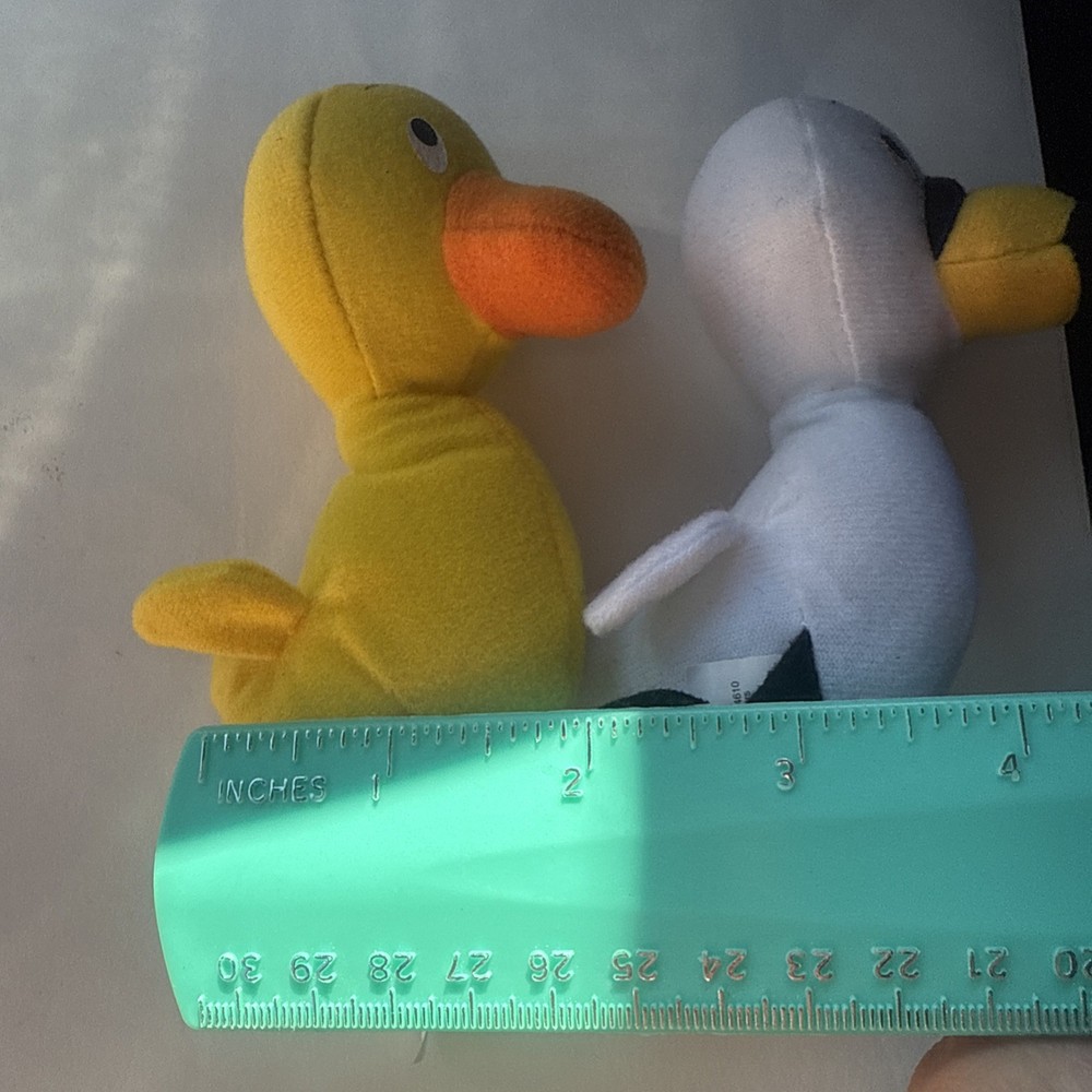 Merrymakers Duck & Goose Plush Finger puppets