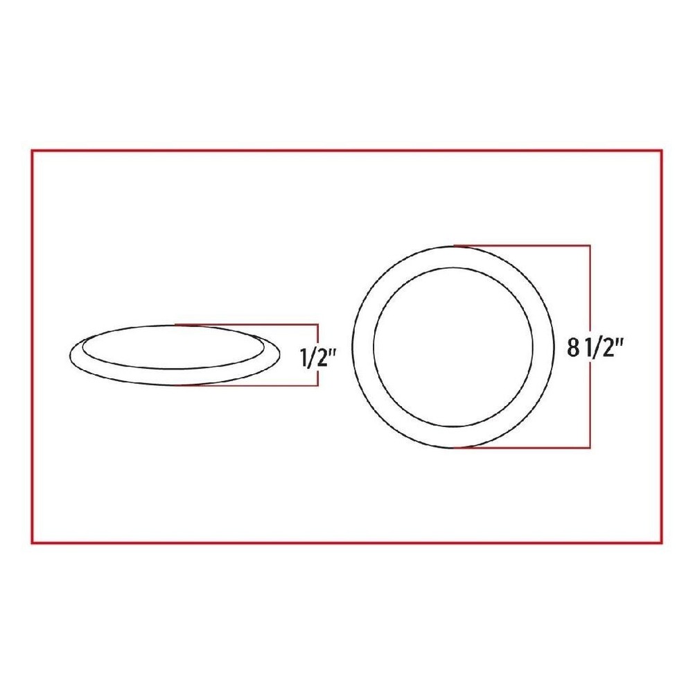 Large Ultra-Thin LED Ceiling Lamp With Touch Switch - 2 Function Low-High (144