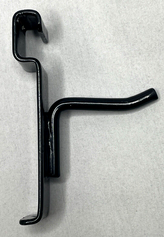 2" Black Slat Wire Wall Grid Hooks - Used 10 PACK EUC!