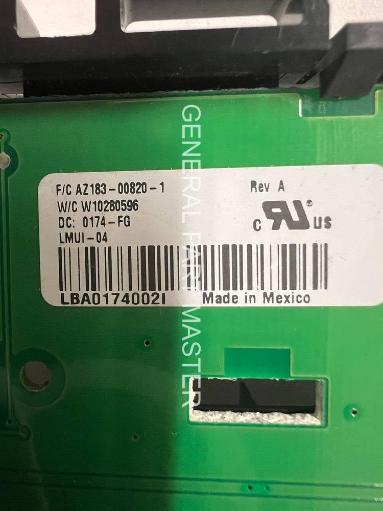 Genuine OEM GE Electronic Control W10280596