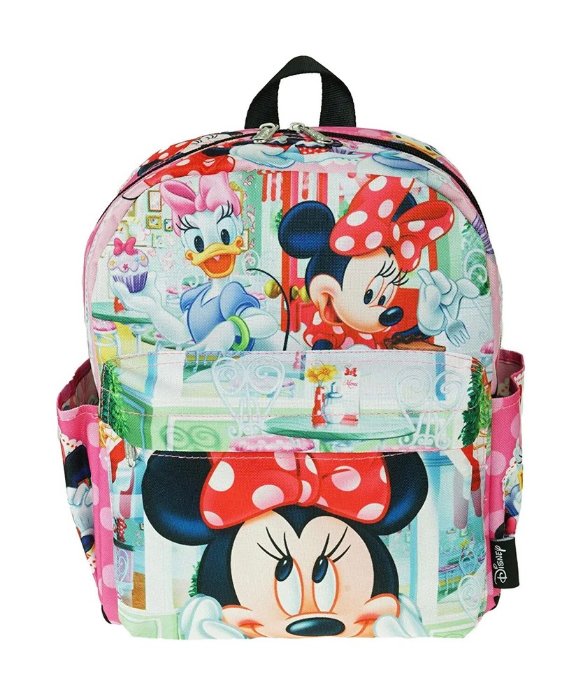 Minnie Mouse A21368 Deluxe Oversize Print 12" Backpack