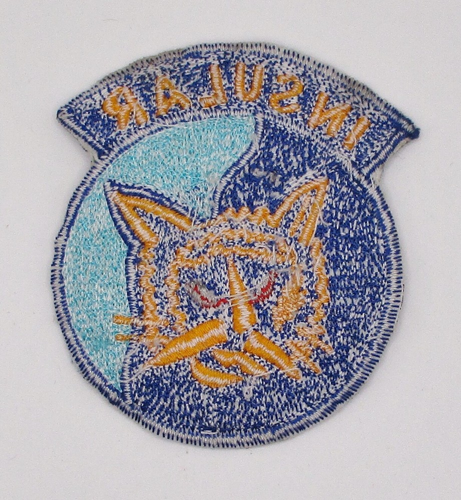 PHILIPPINE INSULAR SECURITY PATCH (on Blue) Original Vintage Local Made
