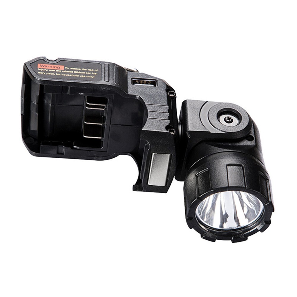 Handheld LED Work Light Flashlight Adapter For DeWalt 12V MAX Li-Ion Battery B