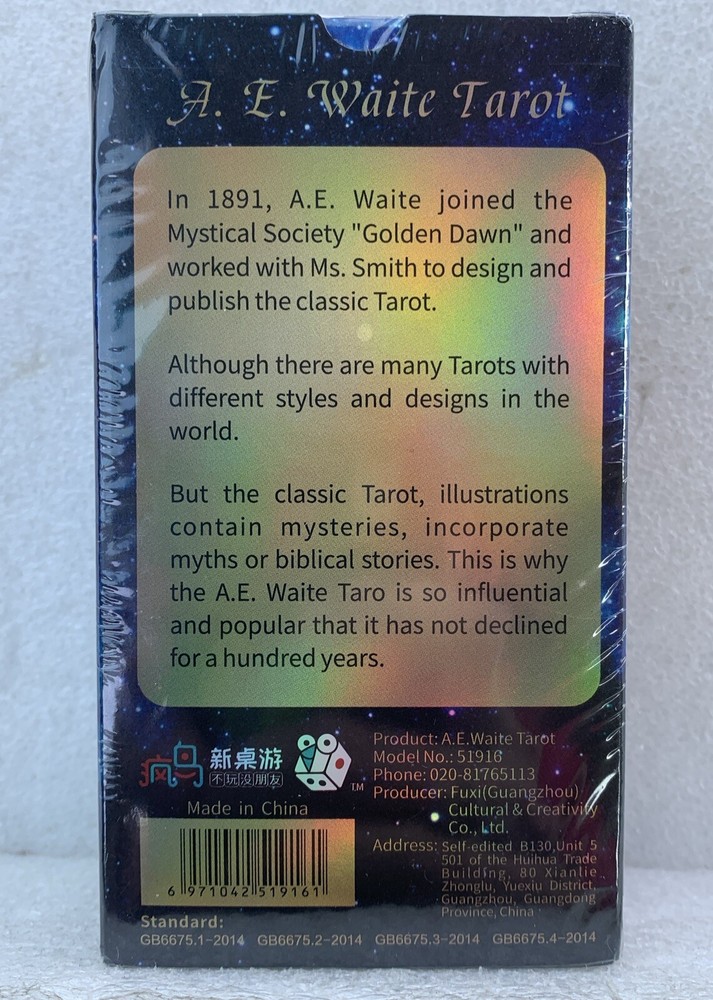 A.E. Waite Tarot Deck Classic Tarot New Sealed