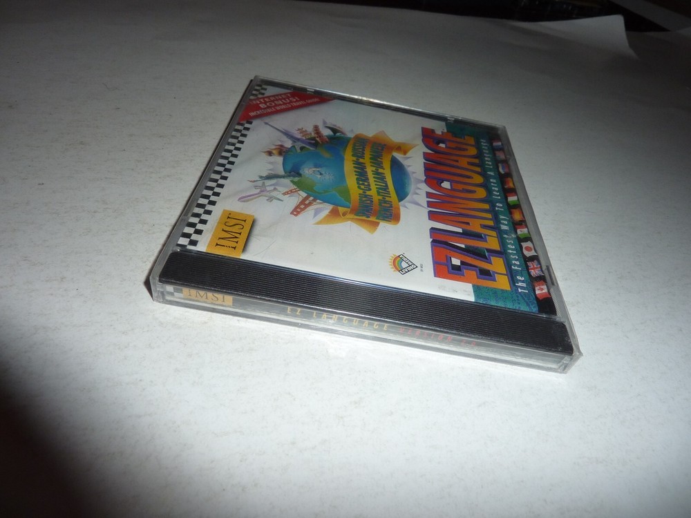 EZ LANGUAGE CD-Rom Language Learning ISMI 1996 NEW SEALED