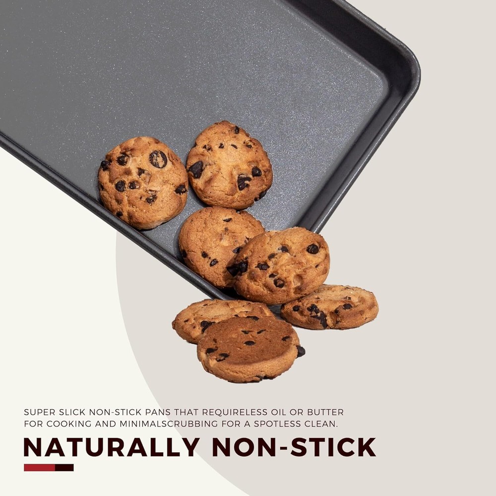 Baking Pan Set, Nonstick Bakeware Set 7 Piece, Baking Set