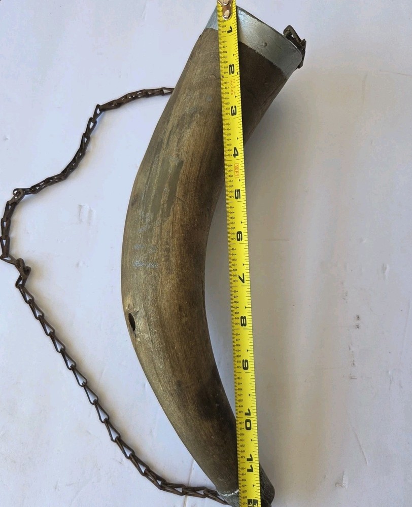 2-Antique Powder Horn