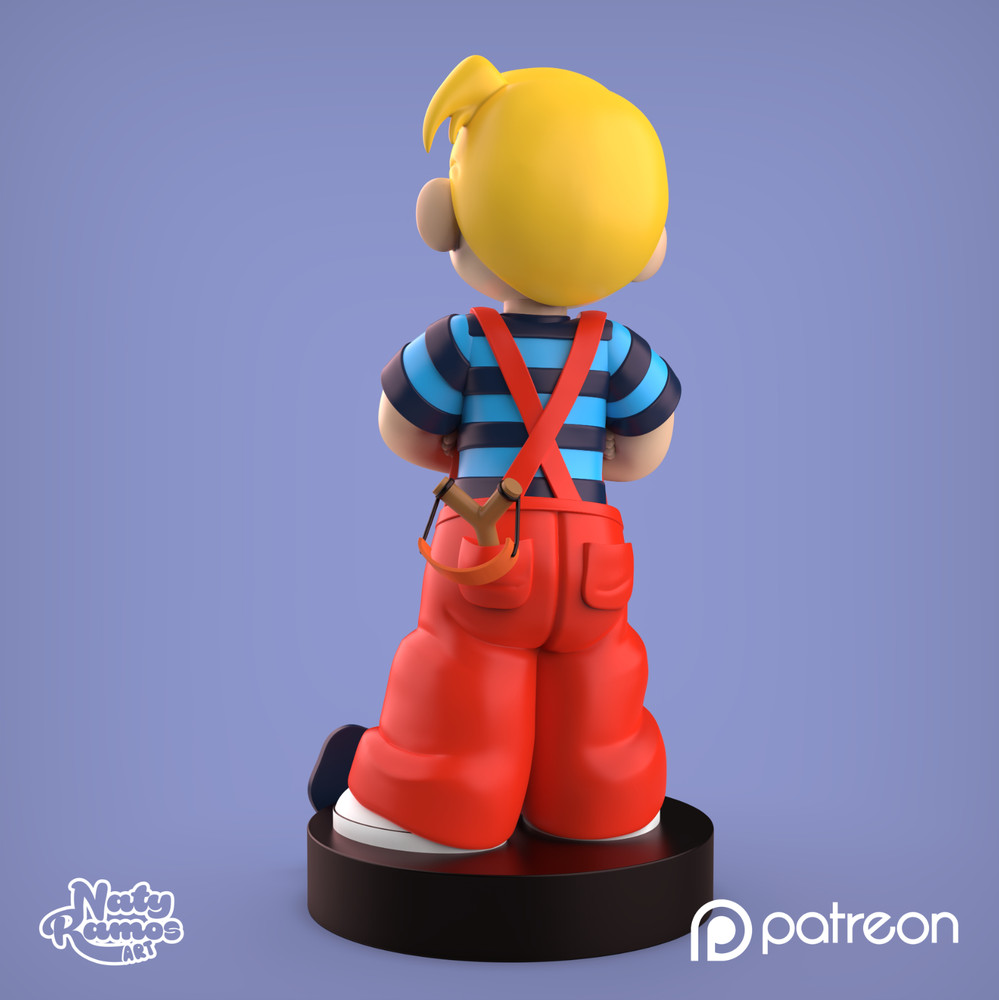 UNPAINTED Dennis the Menace 3D Printed Model Kit NR