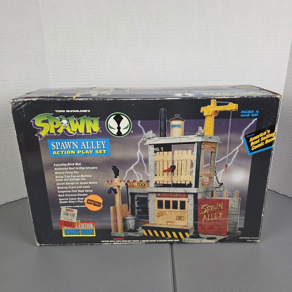 SPAWN ALLEY PLAYSET OPEN BAD BOX