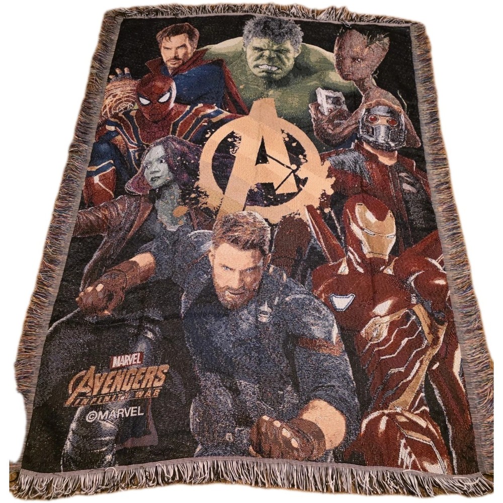Marvel Avengers Infinity Wars Woven Throw 4' X 5'
