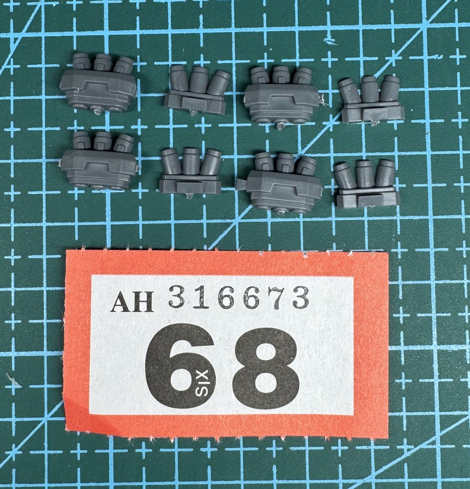 2 Space Marine Smoke Launcher Bundle Vehicle Accessory Heresy 40k Bits