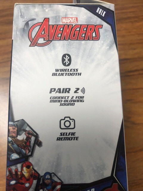 Marvel Avengers Incredible Hulk Bitty Boomers -Mini Wireless Bluetooth Speaker