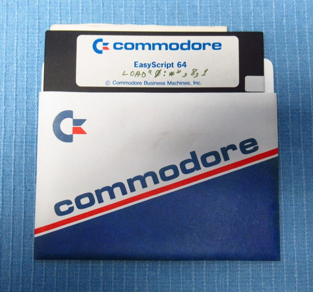 Vintage Commodore 64 Easy Script Software & User Guide Manual - Untested