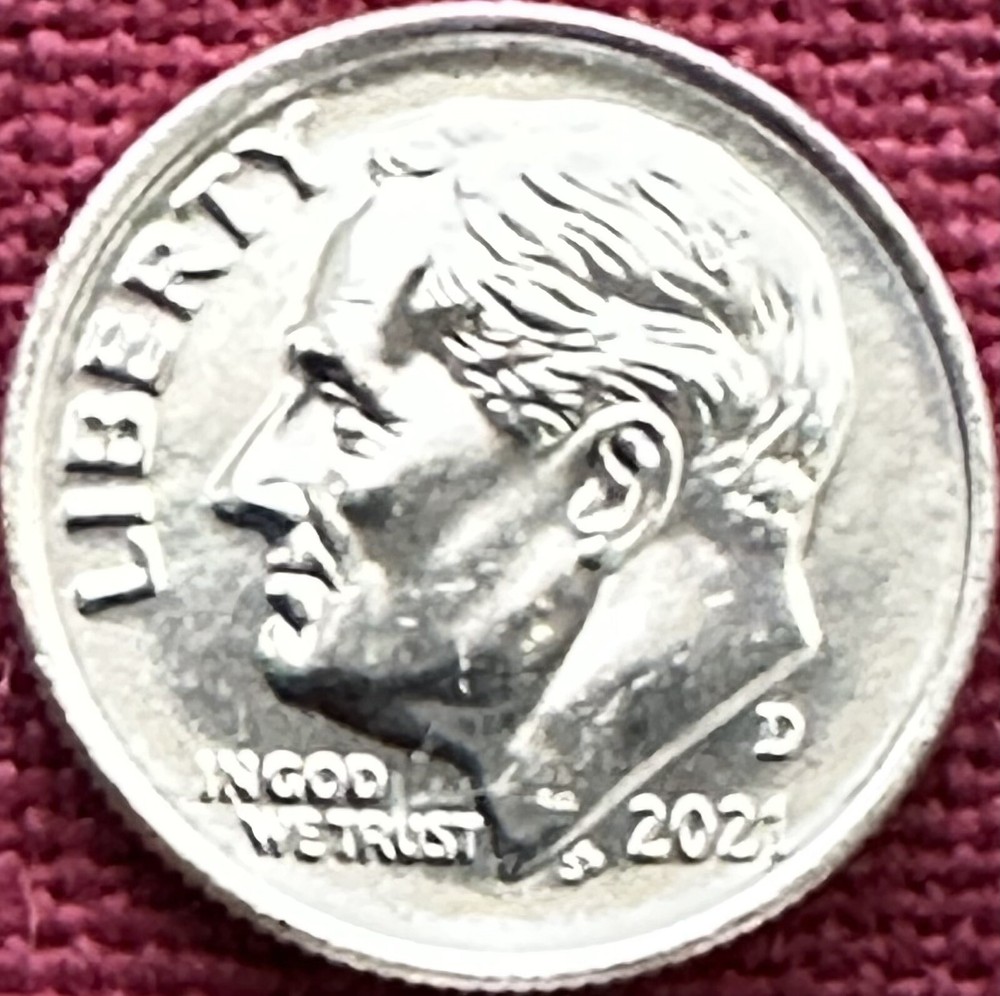 2021-D Roosevelt Dime BU From OBW