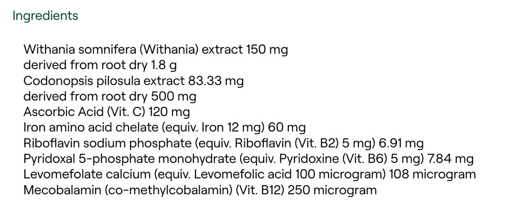 MediHerb Fe-Max 60 Tablets