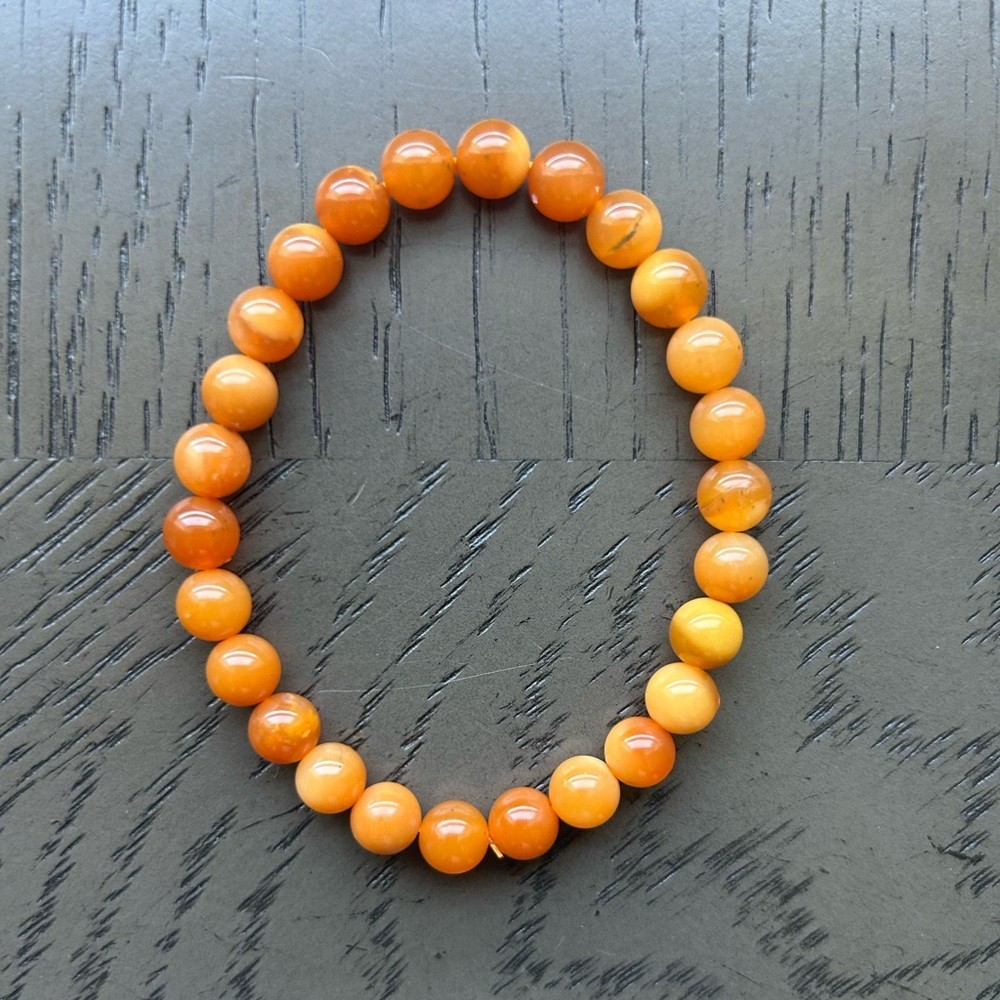 (ONE) Burmese jade bracelet SIZE 6.5’