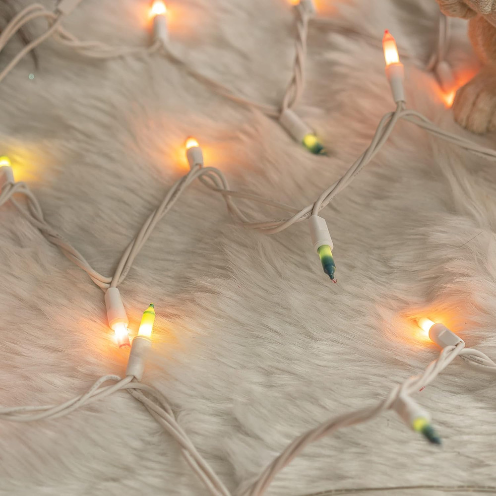 100 Count 20FT Easter Mini String Lights, Incandescent White Wire Fairy Lights w