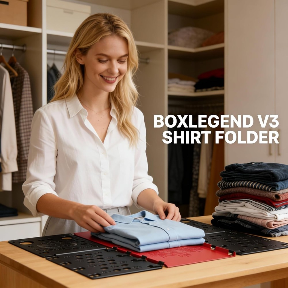 Version 3 Shirt Folding Board t Shirts Clothes Folder Durable Plastic Folding He