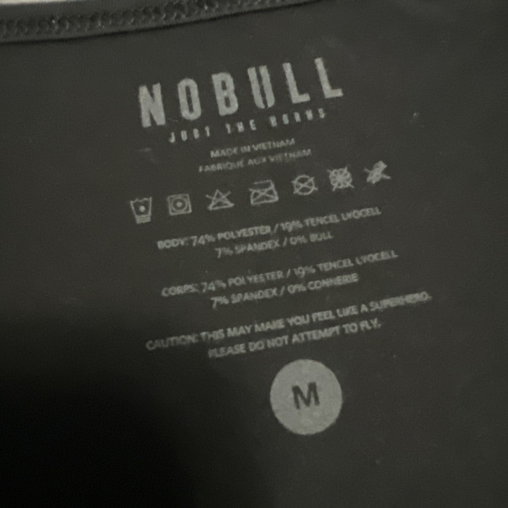 Medium NOBULL Men's TANK Black
