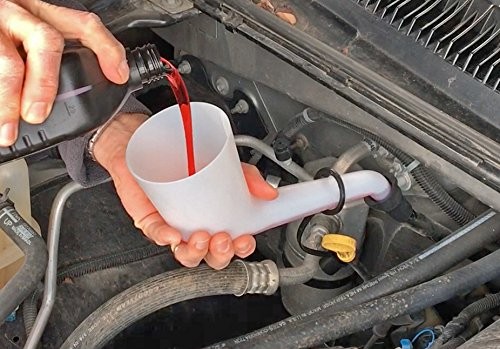 Lisle 18232 Offset Funnel With Cap And Lid