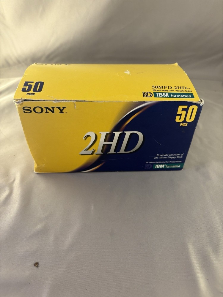 Sony IBM Formatted MFD 2HD 90mm Micro Floppy Disk / Double Sided 39 Open Box