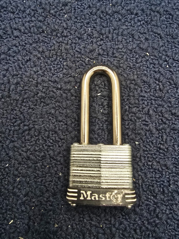 (QTY 3) MASTER LOCK 3LHBLK: Lockout Padlock Keyed Different Steel