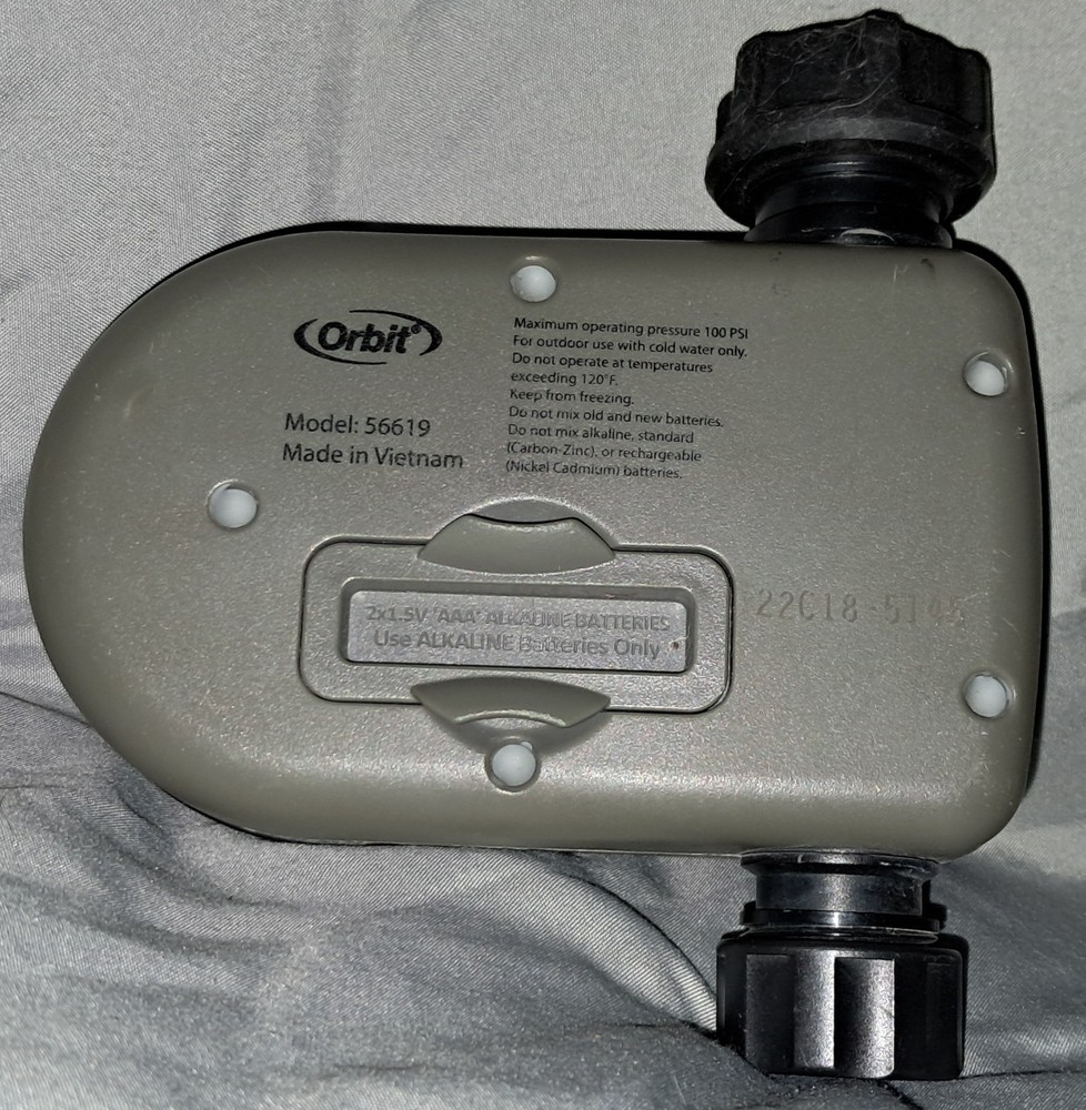 Orbit Programmable 56619 Lawn Garden Automatic Aqua Water Timer Digital 1 Hose