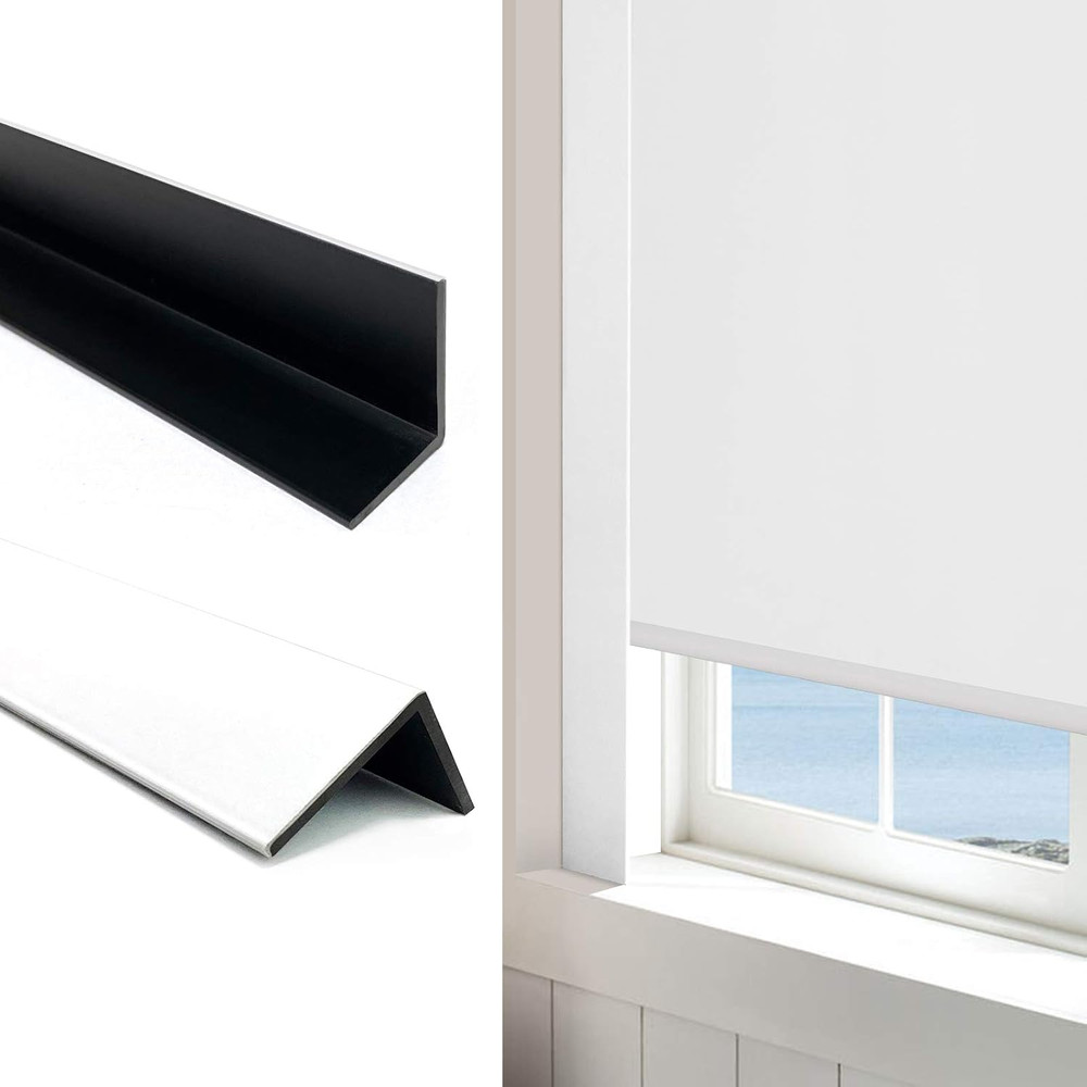 100% Blackout PVC Light Blocking Strips for Window Shades - Block Light along th