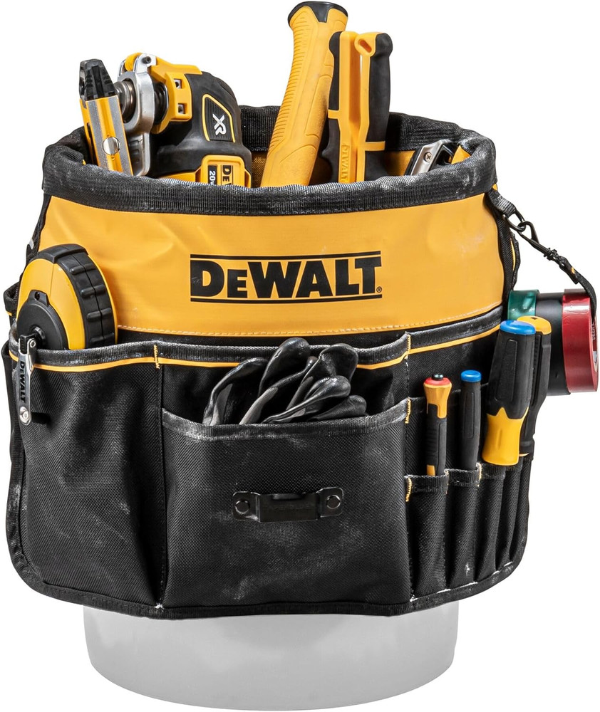 DEWALT Tool Organizer, 37 Pockets and Loops for Tool Storage Including a TOUGHCA