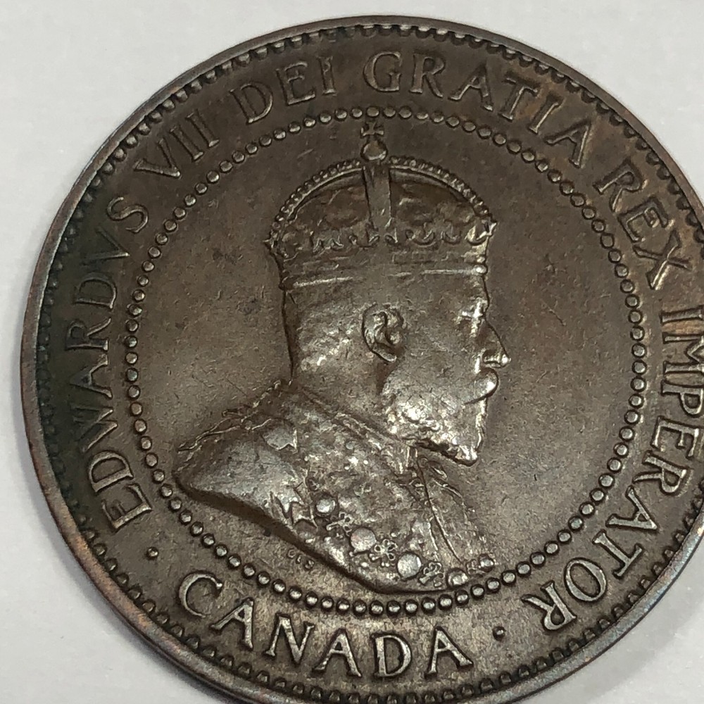 1906 Canada Large One Cent Foreign Coin #1659