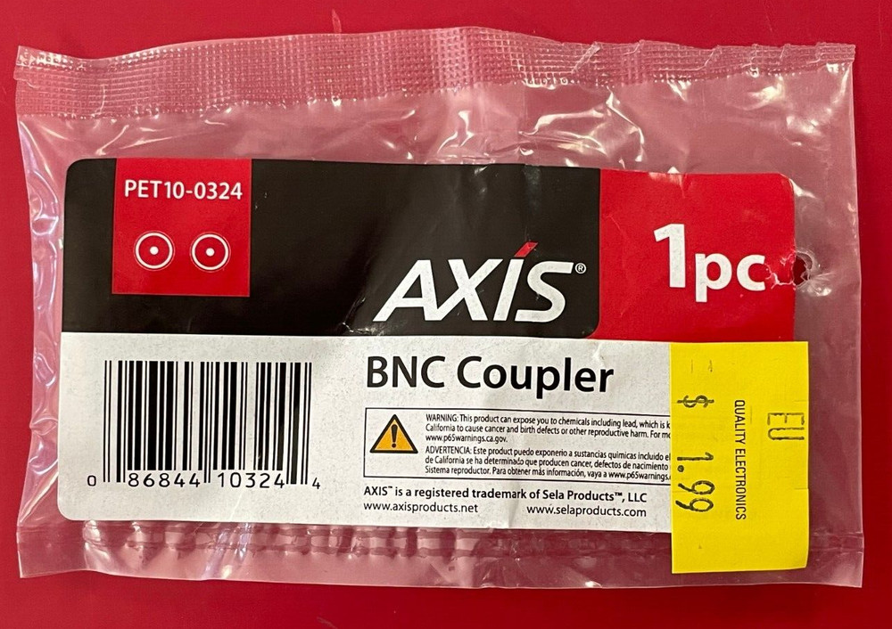 AXIS BNC Coupler #PET10-0324